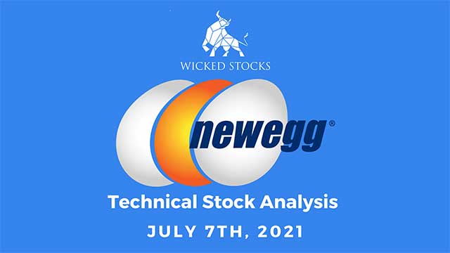 NewEgg technical stock analysis